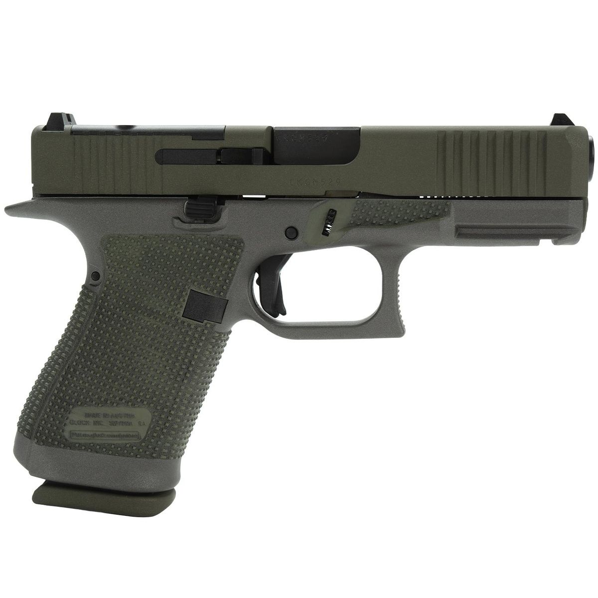 Glock 19 Gen 6 ORS Handgun 9mm Luger 15rd Magazines (3) 4.02" Ported Barrel Sneaky Pete Cerakote Austria